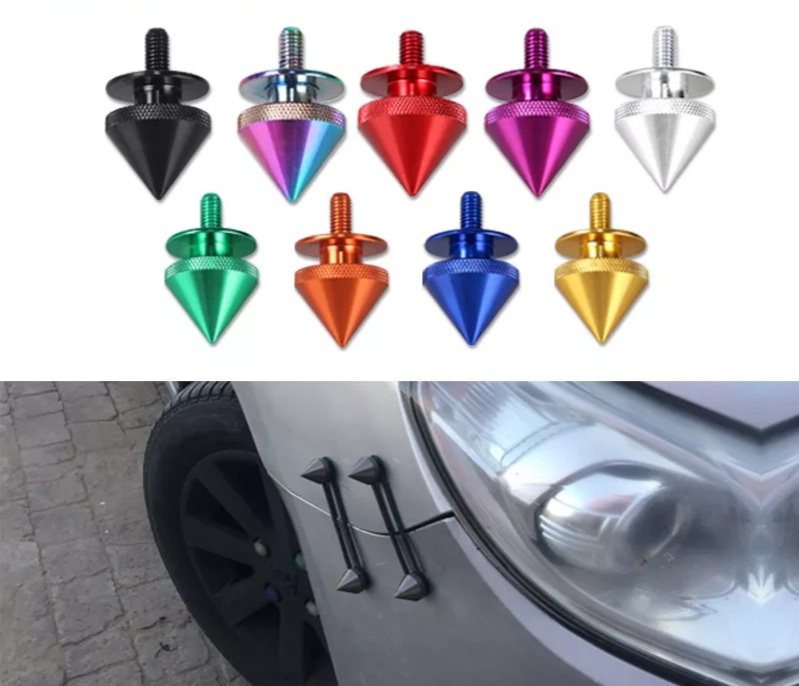 Sujeta parachoques con punta