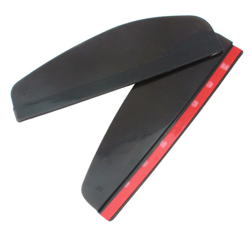 Visera bota aguas para espejo protector para lluvia negro