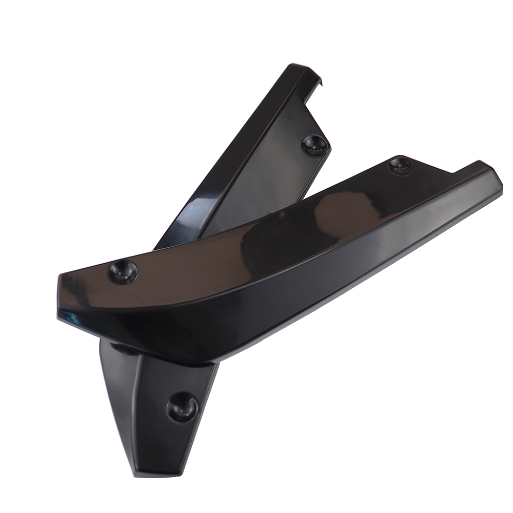 aleta difusora de aire para parachoque trasero negro